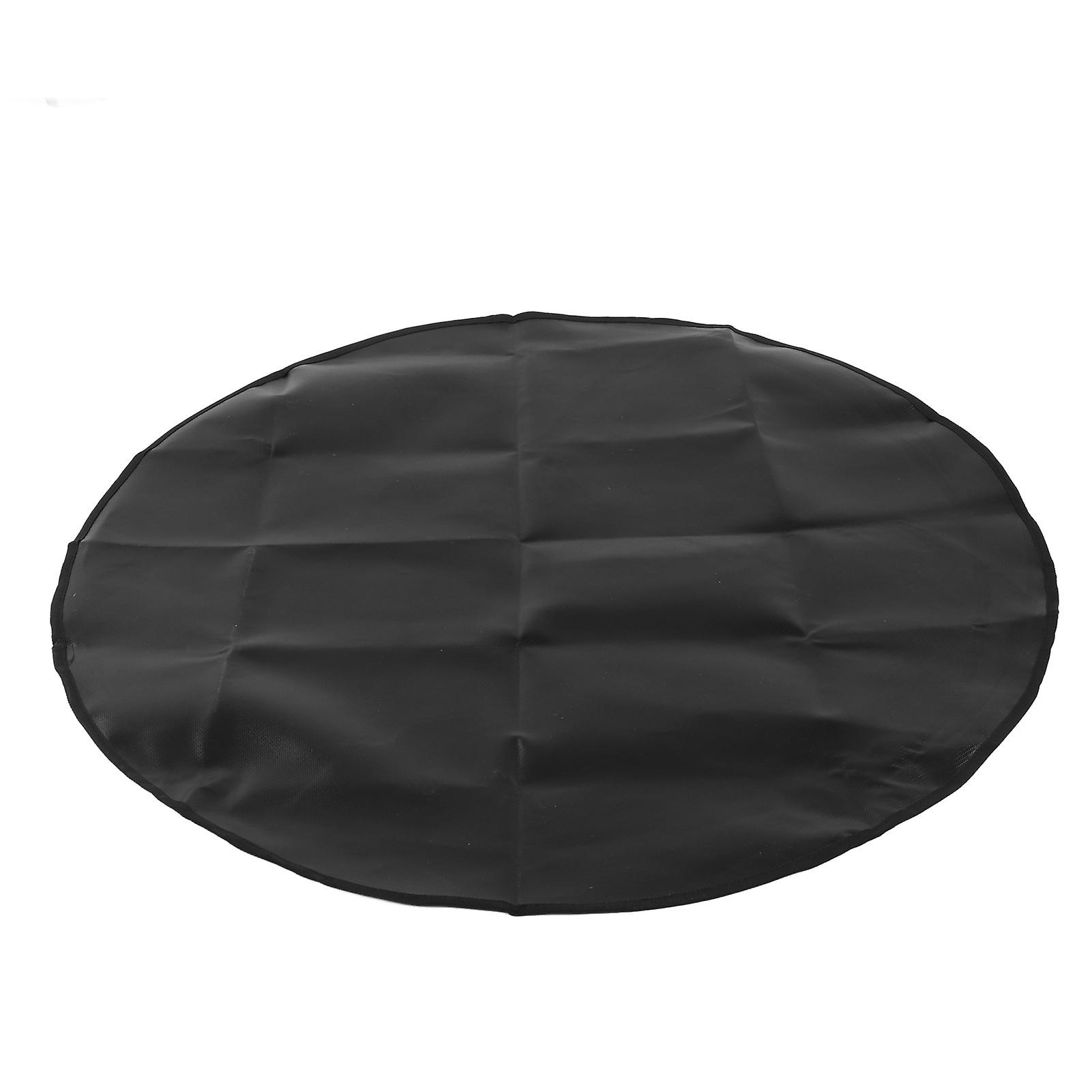 Under Grill Mat Round Rain Proof Dust Proof Sunshade Grill BBQ Floor Mat for Backyard Outdoor Deck Patio