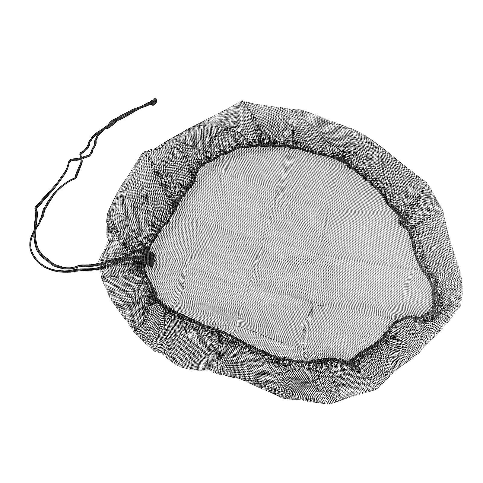 Mesh Cover for Rain Barrels with Drawstring Water Collection Buckets Tank Protector Rain Bucket Netting Screen Cover for Outdoor Garden