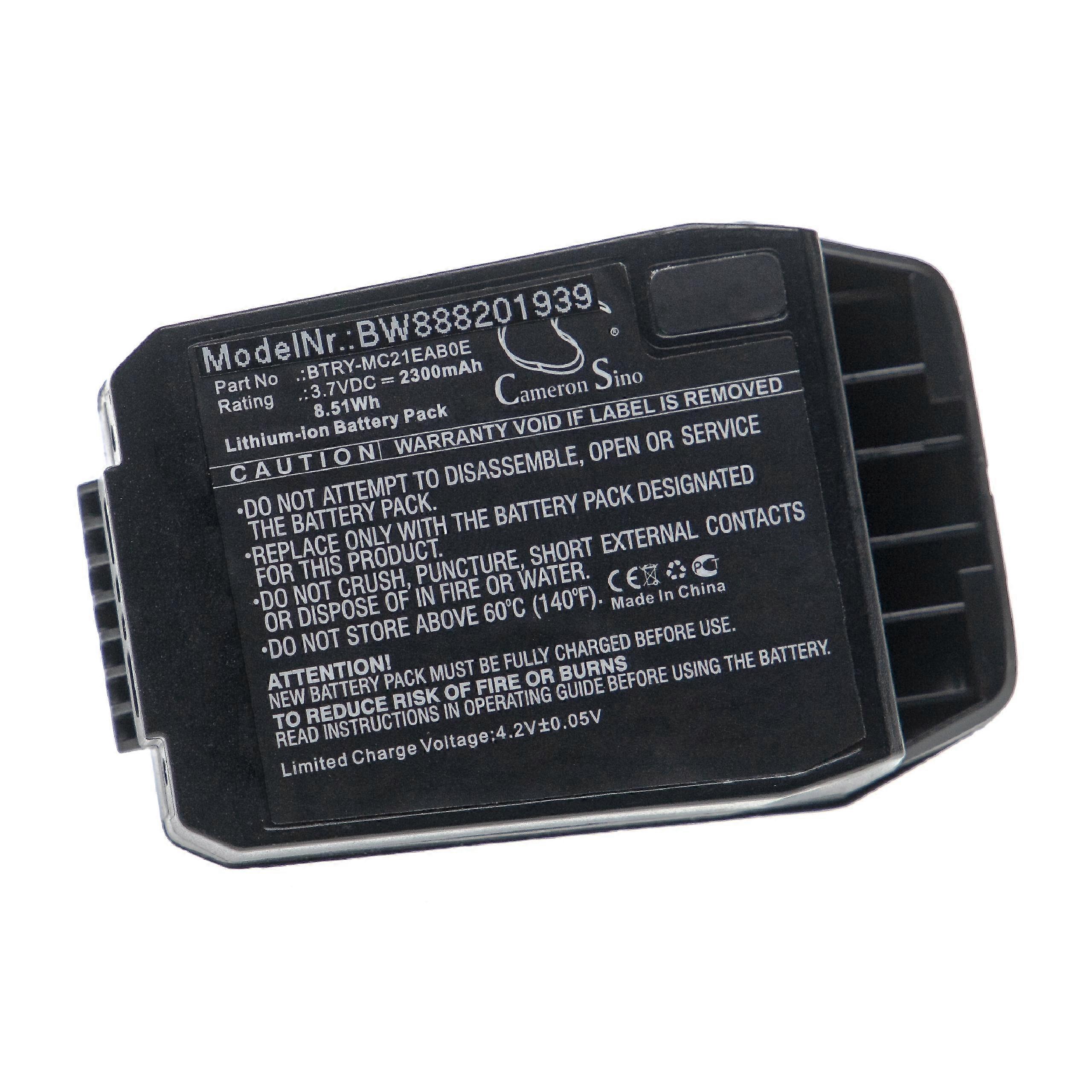 vhbw Akku kompatibel mit Motorola MC21, MC2180, MC2100 Handheld Computer Scanner (2300 mAh, 3,7 V, Li-Ion)