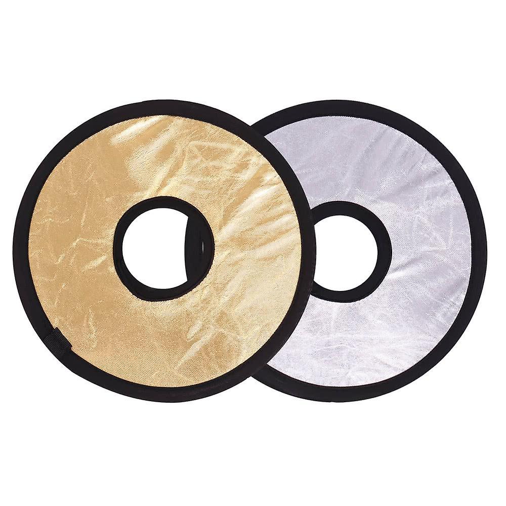 30Cm 2in1 Round Hollow Collapasible Multi-disc Portable Circular Light Lens-mount Reflector
