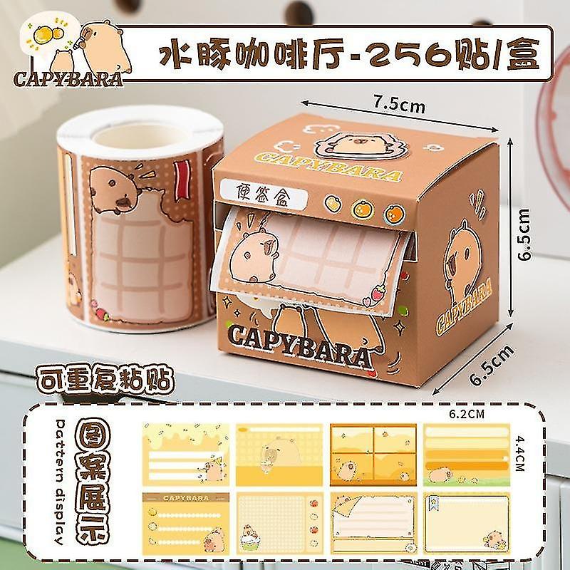 256 stickers/box Pull-out Sticky NotesHigh-colour Cartoon Sticky Notes for StudentsFull Adhesive Ind