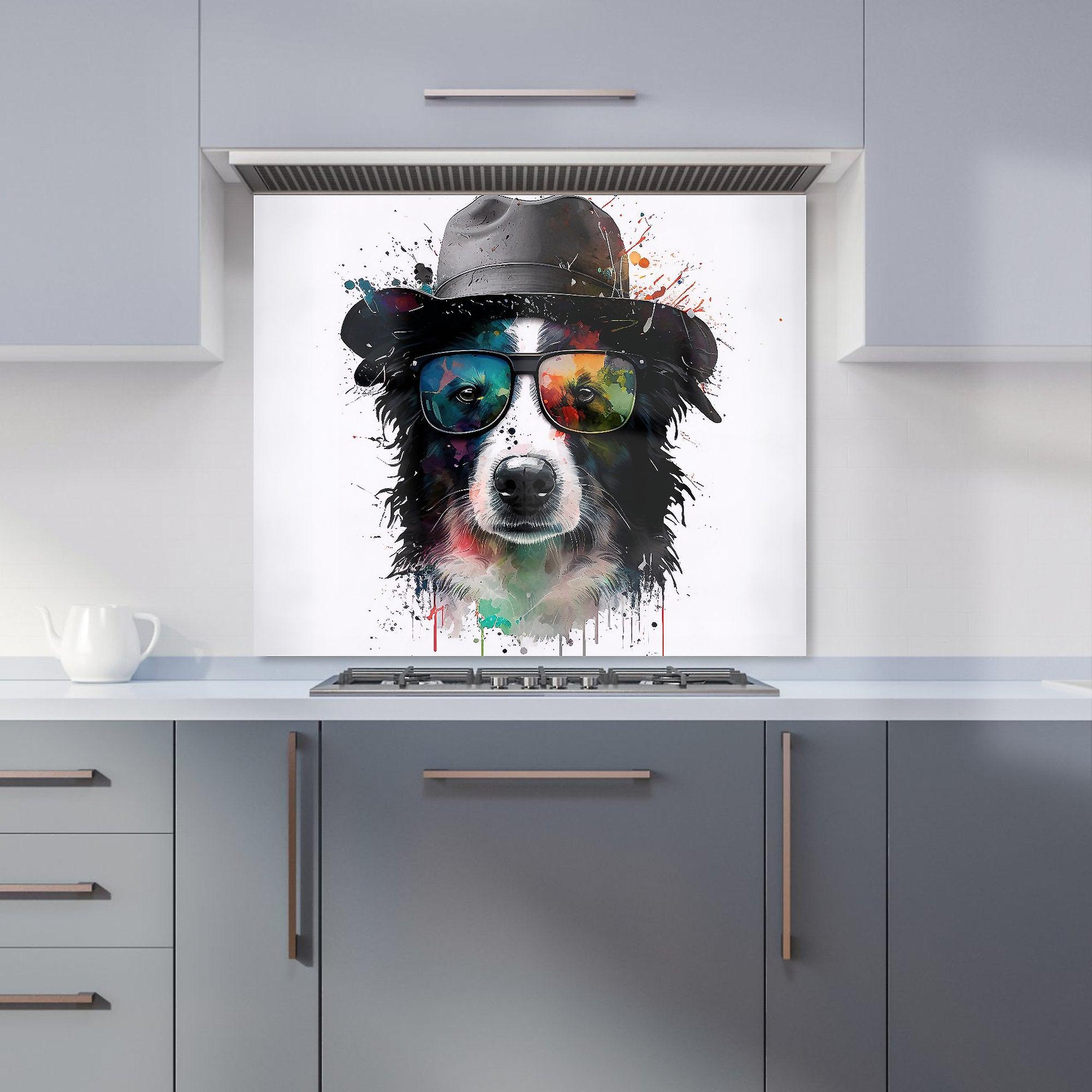 Border Collie Dog Kitchen Splashback