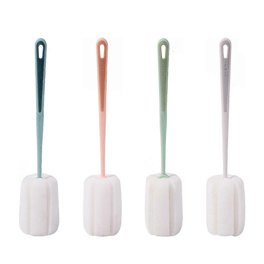 4pcs Long Handle Cup Bottle Cleaning Brushes Cup Cleaning Tools Bottle Cleaners