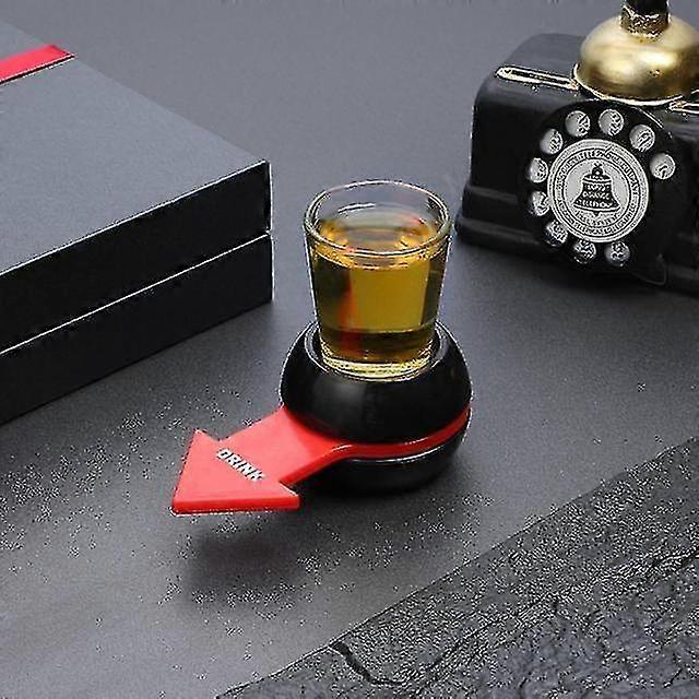Rotatable Arrow Board Game Pointer Shot Spinner Party Game Glass Cup