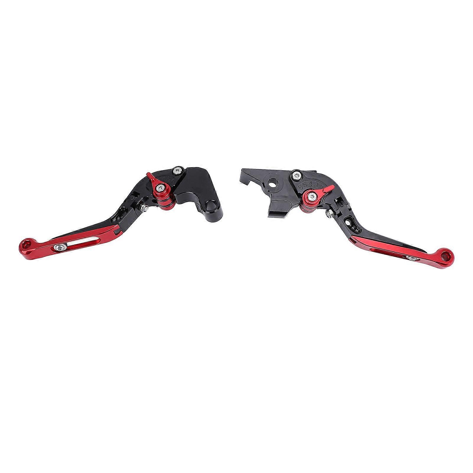 Pair of Motorcycle Brake Clutch Lever 6 Gear Adjustable Aluminum Alloy Drum Brake Lever Handle for CBR600RR 2007 to 2022 NO.3865