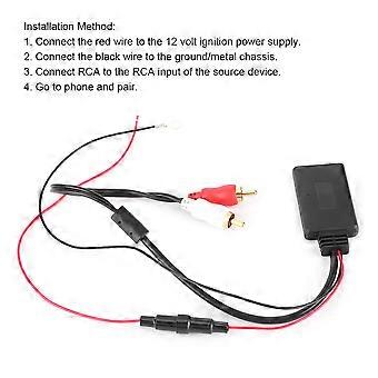 XVX Adaptateur Bluetooth AUX, Voiture 12V 6Pin Universel Bluetooth 5.0