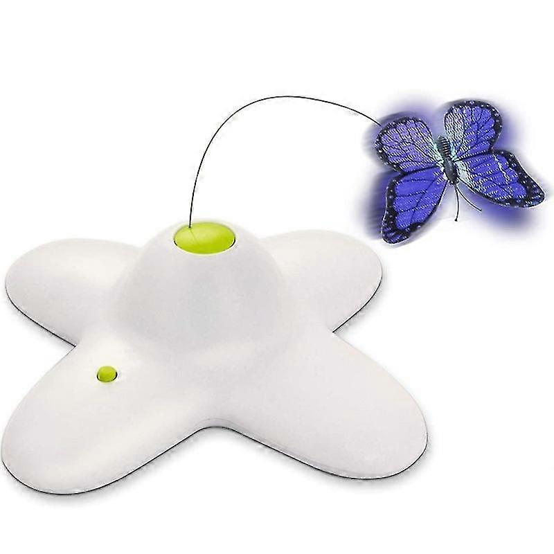 GYFDYM Interactive Flutter Bug Cat Butterfly Toy With Two Replacements Flashing Butterflies Toys