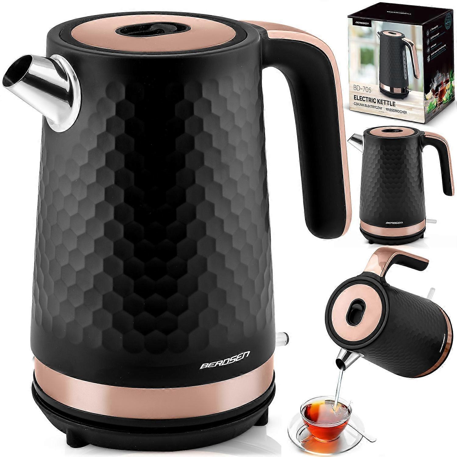 Electric Kettle 1.7L BD-705 Black/Copper