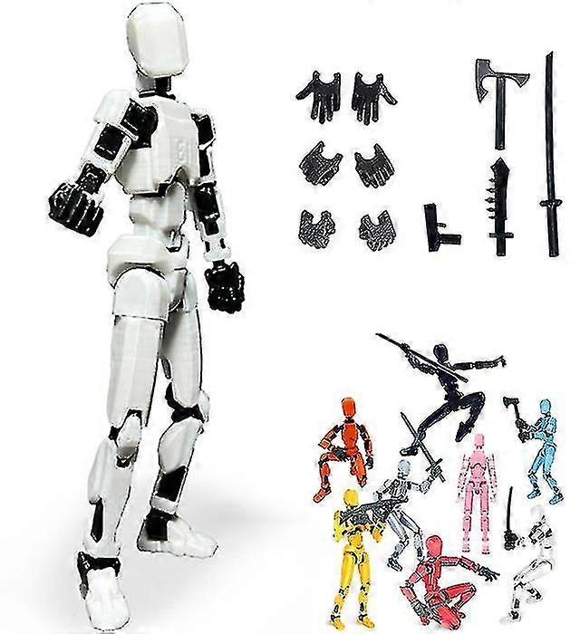 T13 Action Figure Titan 13 Action Figure Robot Action Figure3d Printed Action 2024 New
