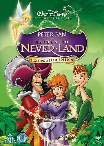 Peter Pan Return to Never Land (Disney) DVD (2008) Robin Budd cert U - Region 2