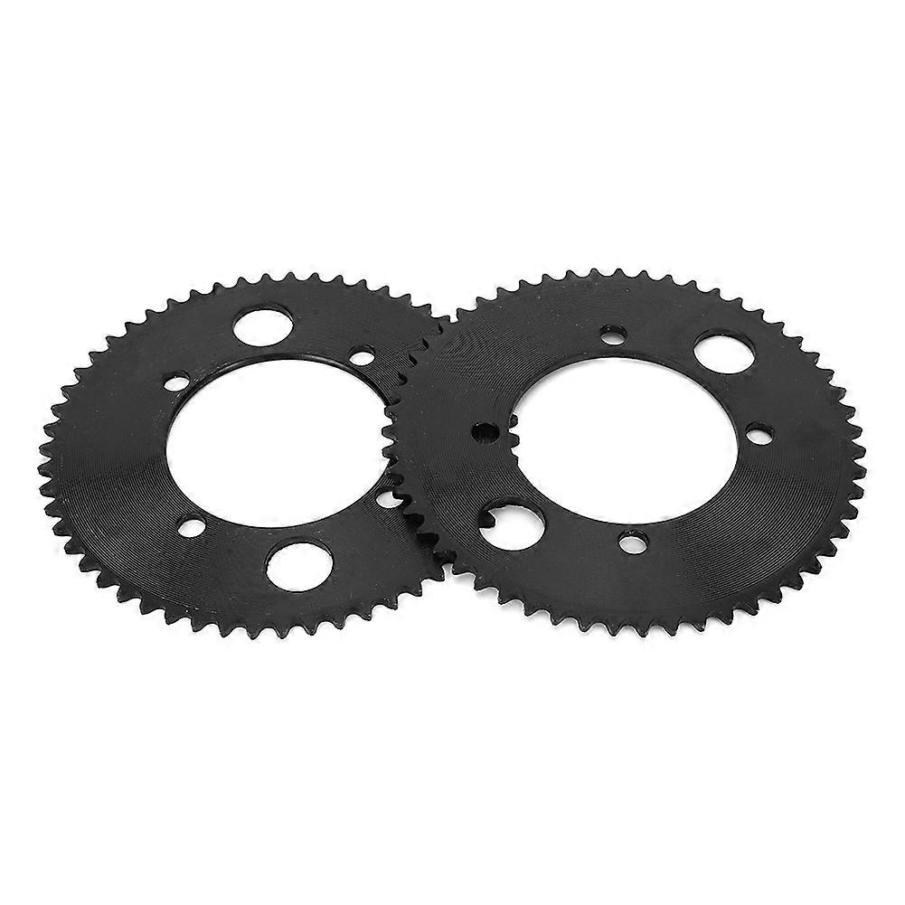 2pcs 25H 55T 54mm歯リアスプロケット47cc 49ccミニモーターサイクルATVクワッドバイクブラックに適合