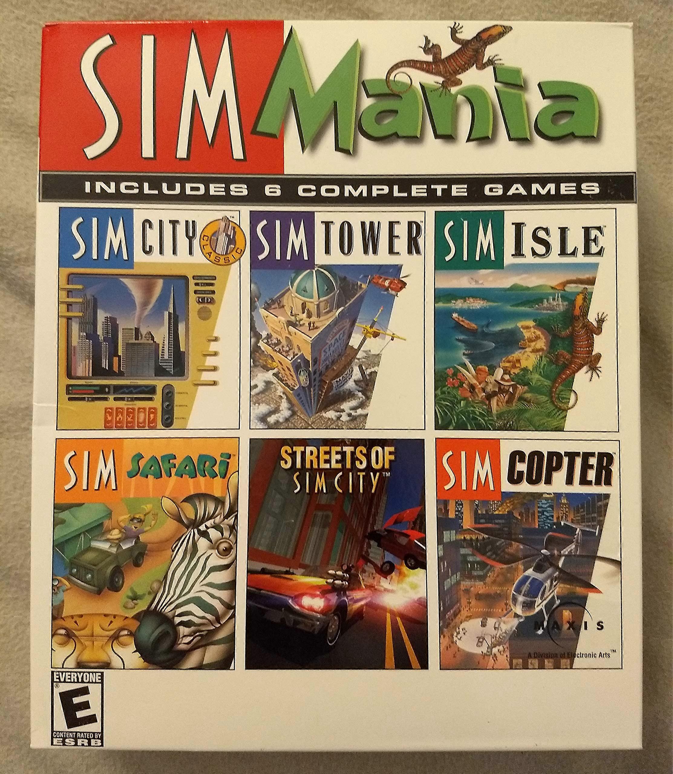 Simmania Pack  Game - PC CD - New & Sealed