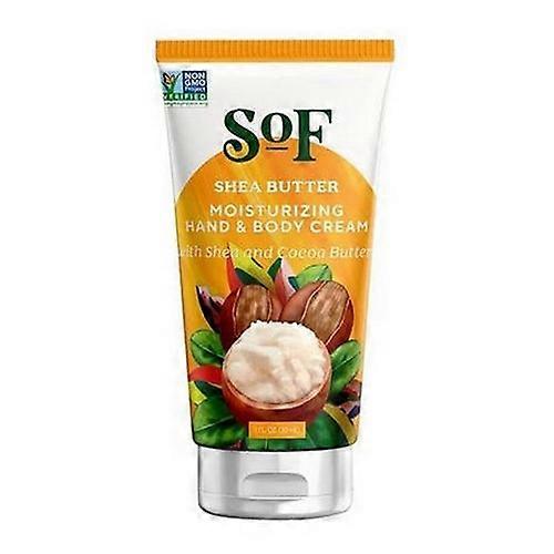 South Of France Soaps 保湿护手霜和身体霜乳木果油,1 盎司