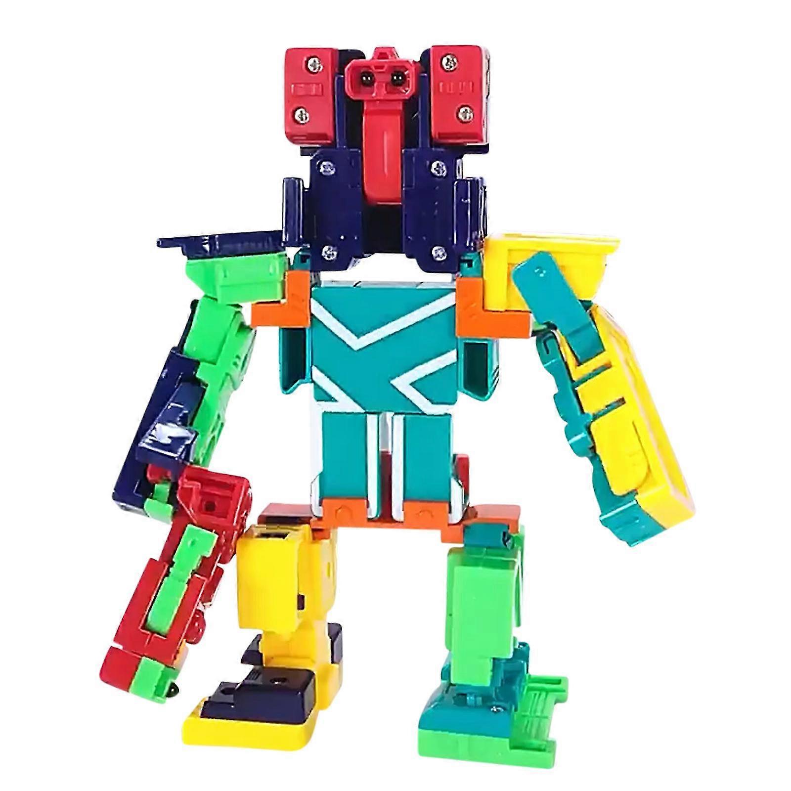 children's educational letter transformation robot creative transformation combined robot parent-child interactive toy