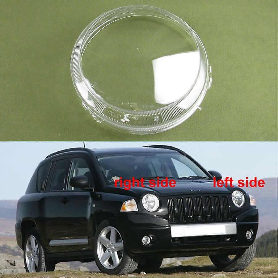 For Jeep Compass 2007 2008 2009 2010 Headlight Cover Transparent Headlamp Lampshade Lamp Shell