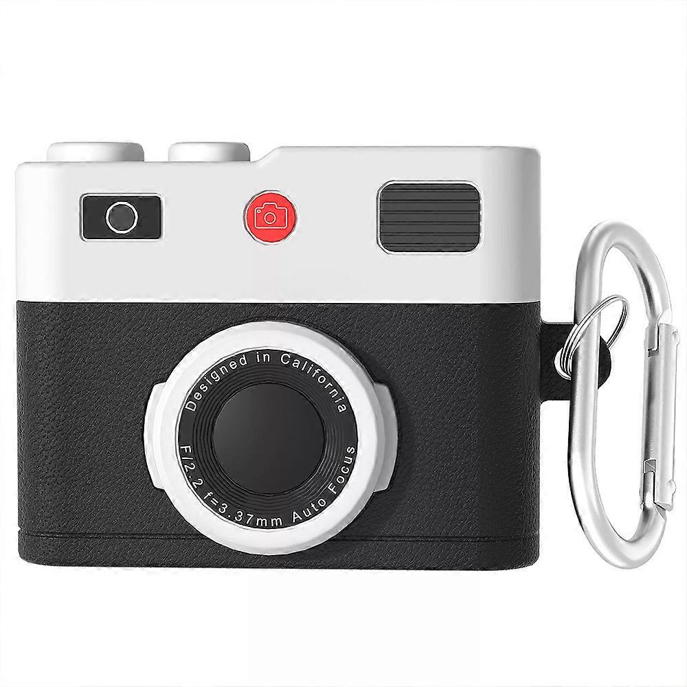for AirPods 4th Generation Case, Retro 3D Camera Protective Silicone Skin Cover