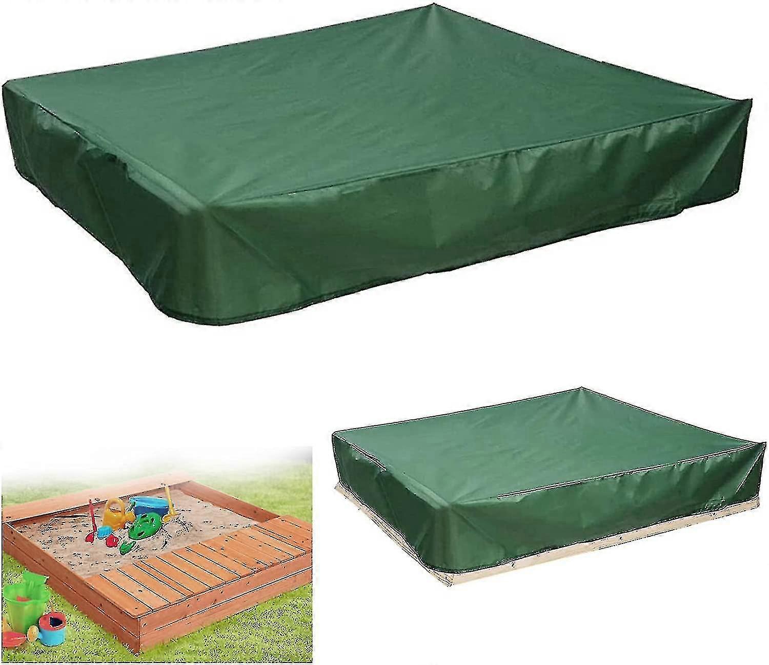 Sandpit Cover, Waterproof Sandpit Cover, 120 X 120 Cm, Square Waterproof With Drawstring,dustproof Sandpit Cover, For Sandpit