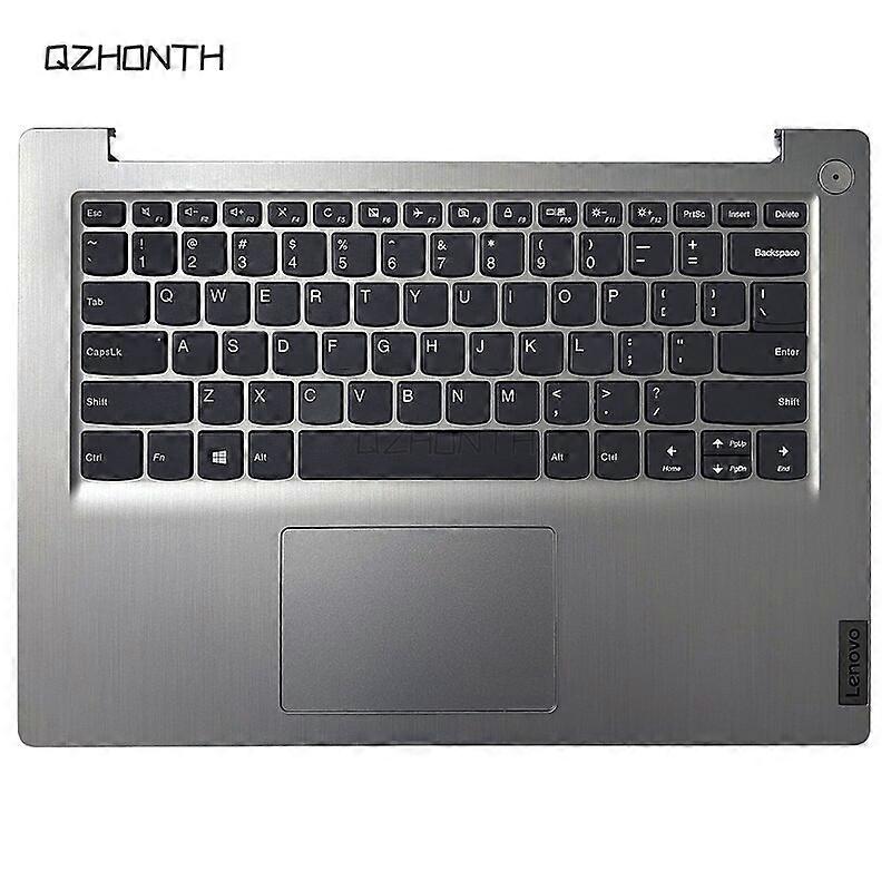 Laptop For Lenovo Ideapad 3-14IML05 81WA 3-14IIL05 3-14ADA05 Palmrest Upper Case w/ Keyboard (Non-Backlit) Silver  Year