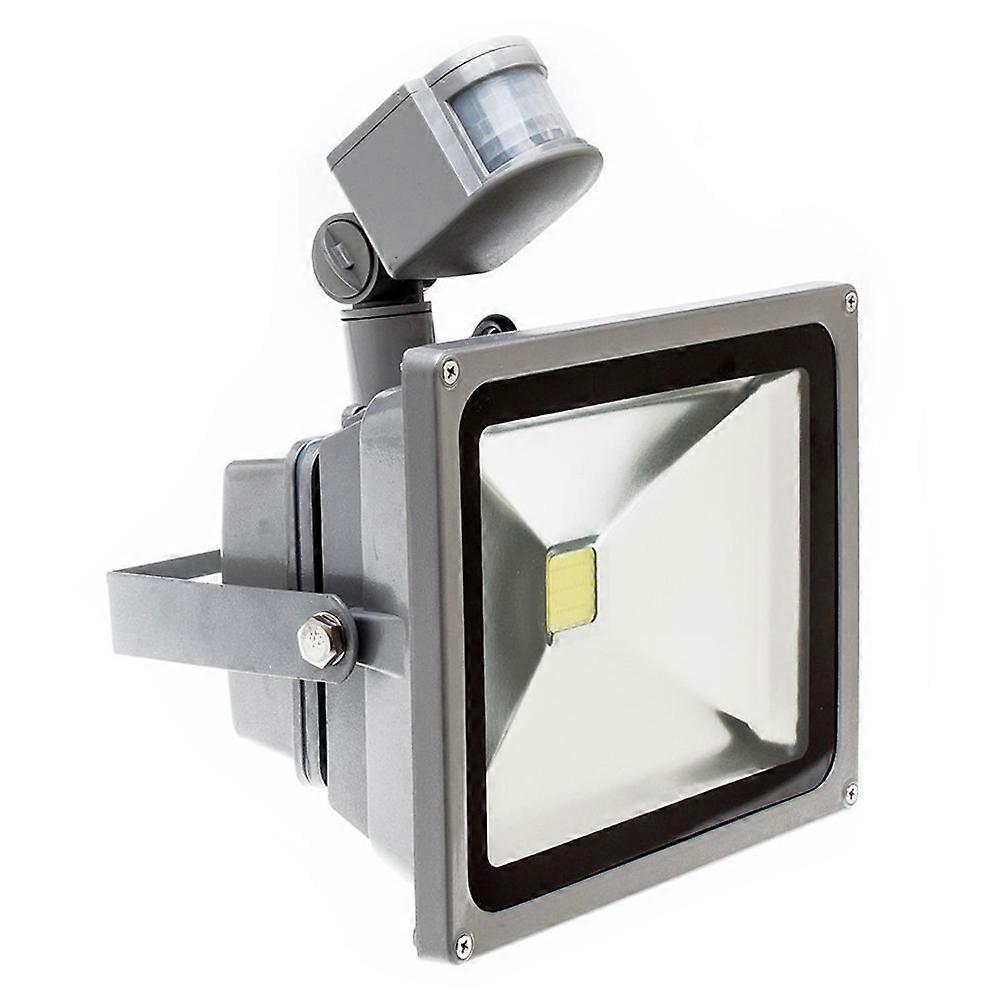 Warm White LED floodlight floodlight with LED lighting and PIR motion sensor (10 )