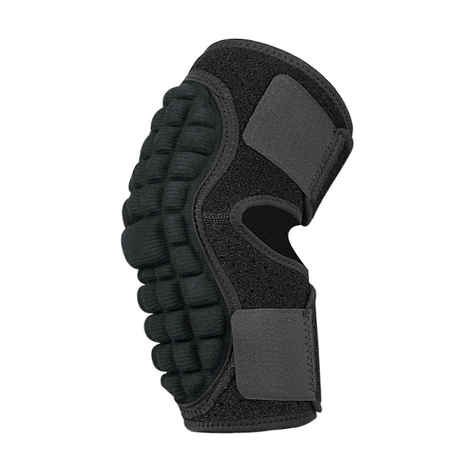 Compression Protective Elbow Pad with Fastener Tape Soft Breathable Padded Thickened Pain Relief Elbow Support Sleeve