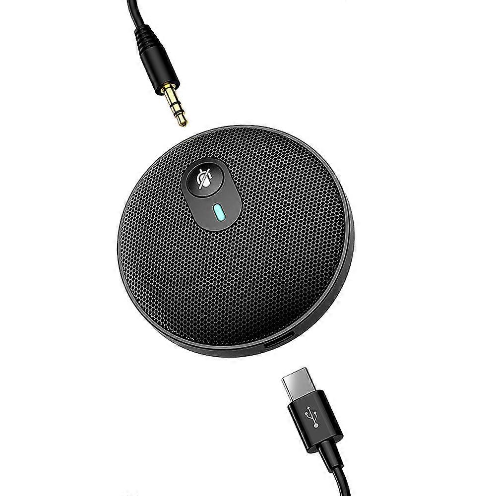 Omnidirectional Condenser Microphone Conference Mic for Video Chat/Online Teaching/Live Streaming