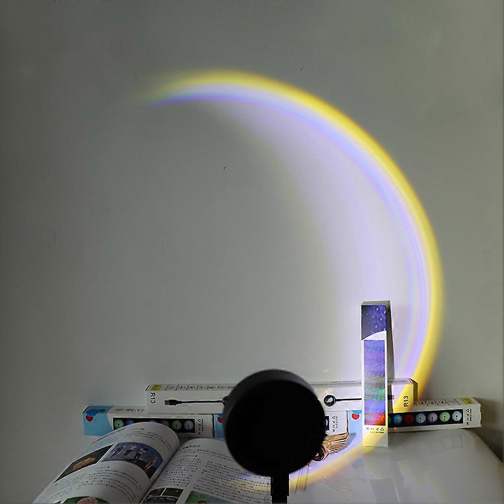 USB Sunset Lamp Projection Lamp Room Background Wall Atmosphere Lights Coloured
