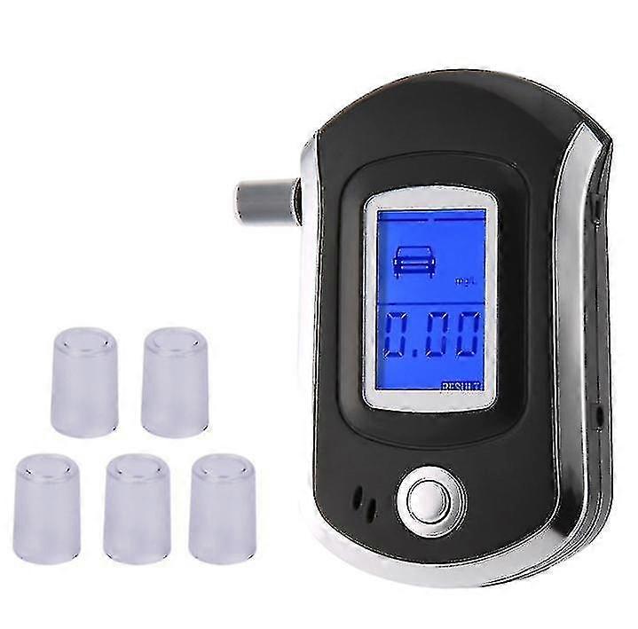 Breath Alcohol Tester Breathalyzer Alcohol Detector Digital Lcd