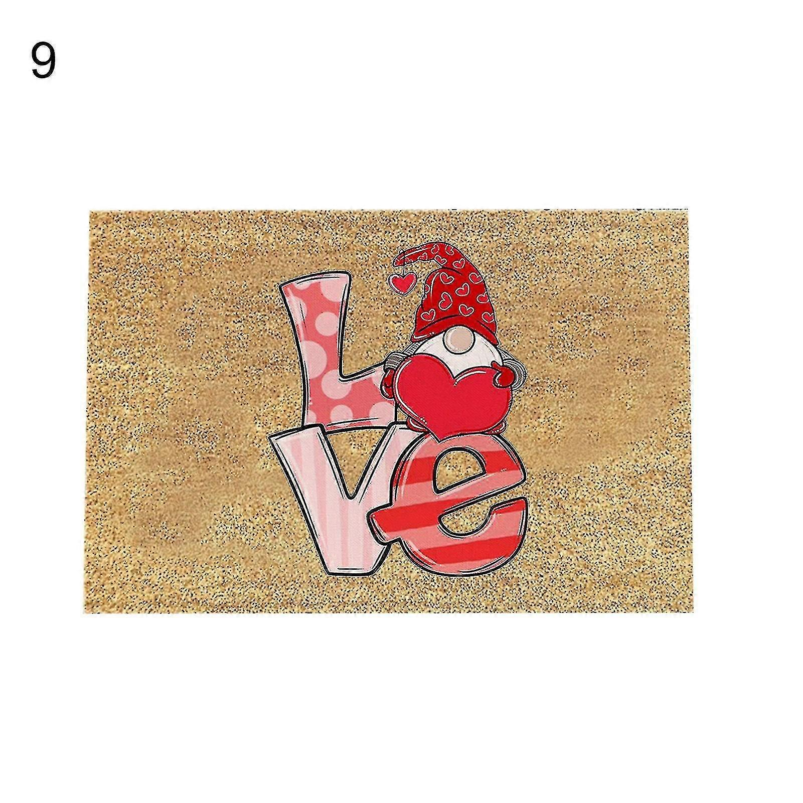 Chic Welcome Mat Flocking Multifunctional Gnome