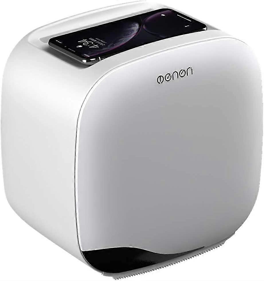 Waterproof Self Adhesive Tissue Holder Wall Mounted Bathroom Kitchen Tissue Holder