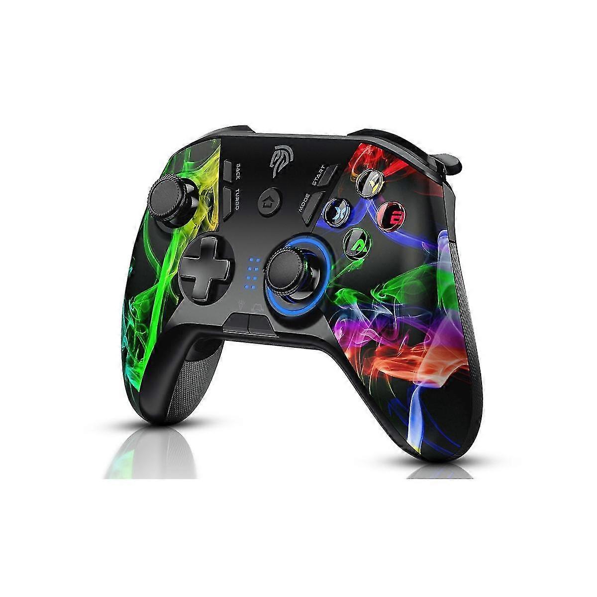 9110 Wireless Dazzling Color Gaming Controller Customized Buttons Joystick Gamepad For Windows 7 1