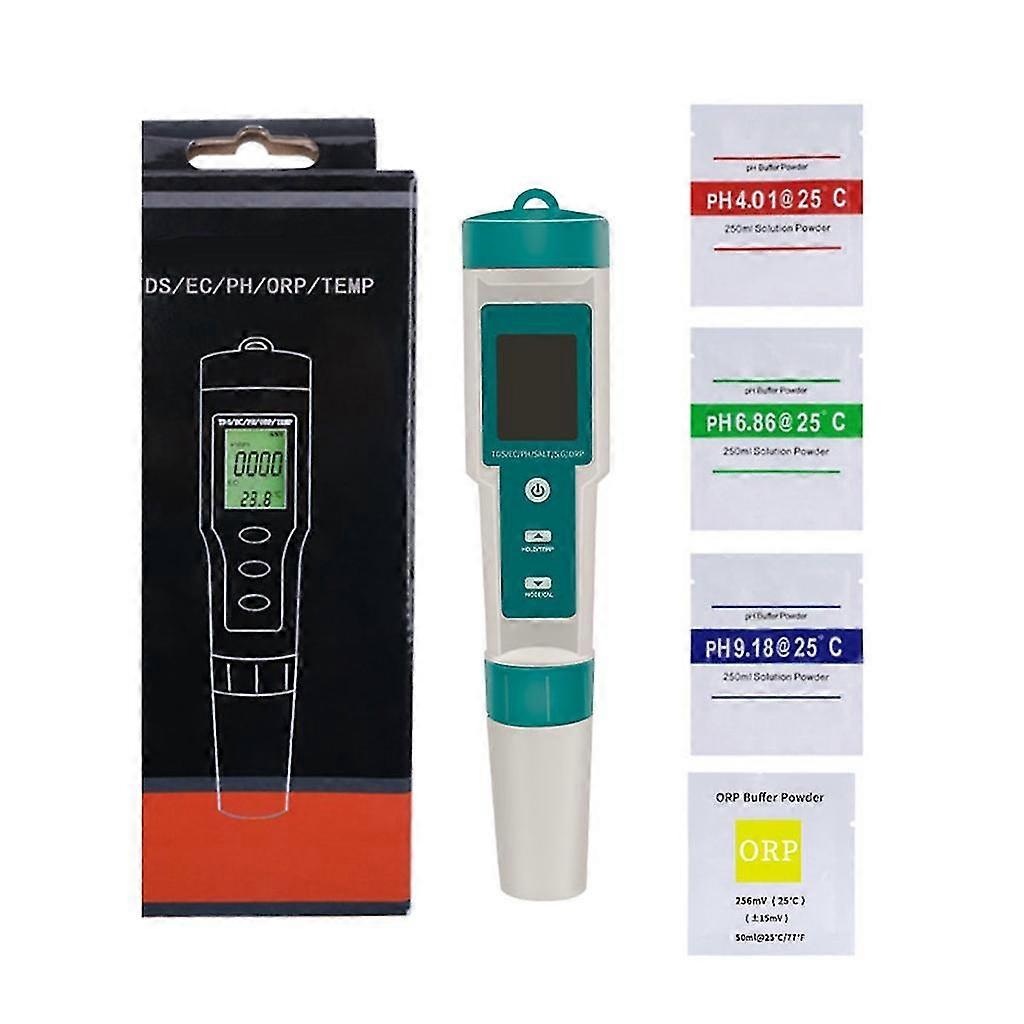 7-in-1 Testing Meter Detector For Swimming Pool Aquariums Digital Tester