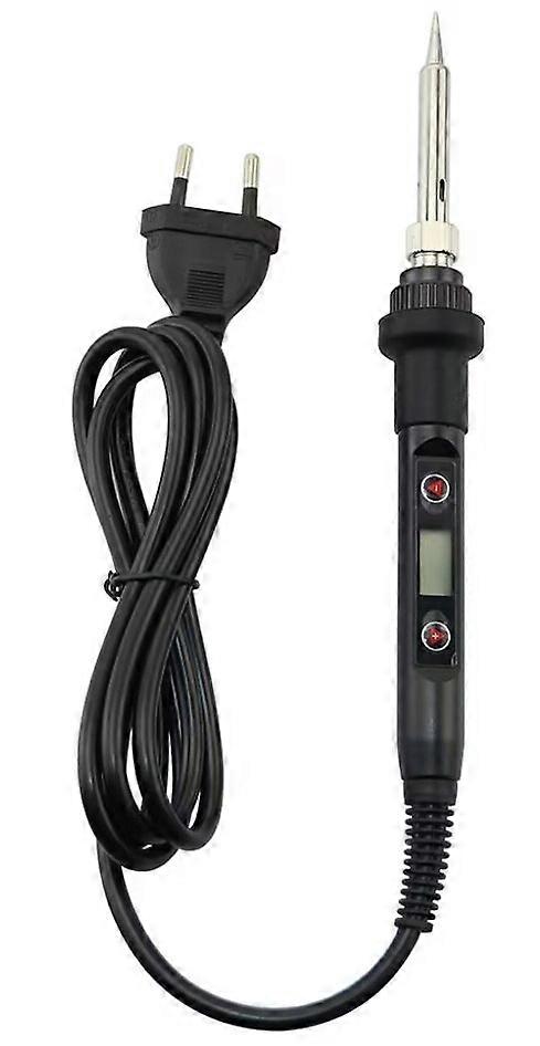 LCD Digital Adjustable Temperature 80W Soldering Iron Electric Welding Tools Solder Wire Tweezers Hand