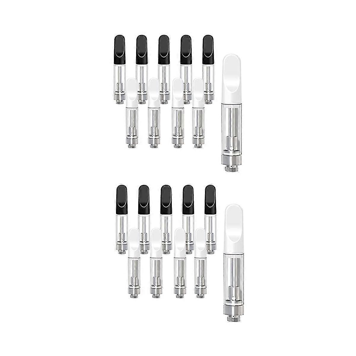 20 Pcs Empty Stora Cartrids For 1.0ml Glass Ceramics Easy To
