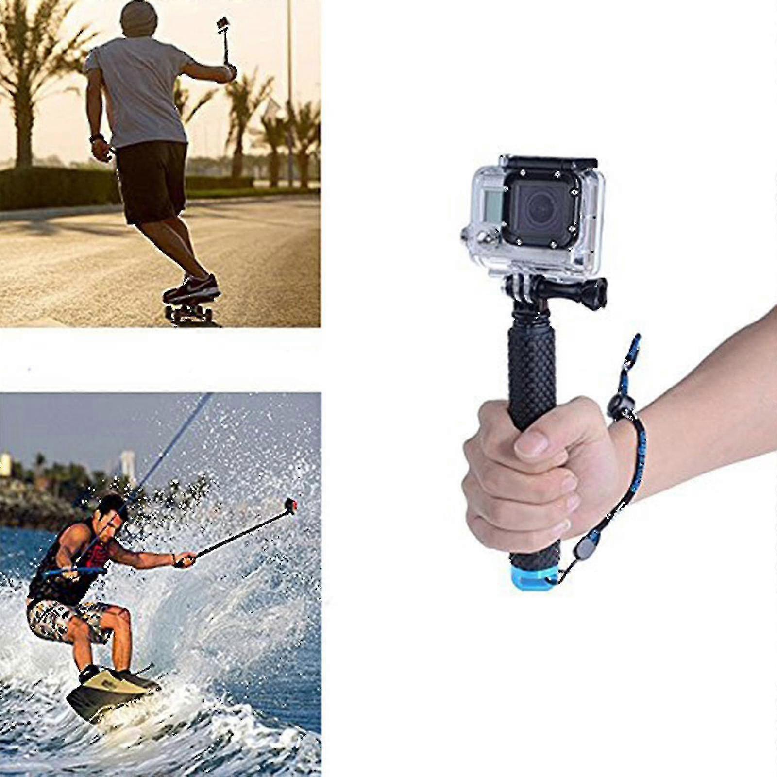 Telescoping Pole Grip For -gopro 9/8/7/5 Camera Extendable Selfie Stick Monopod-colorred