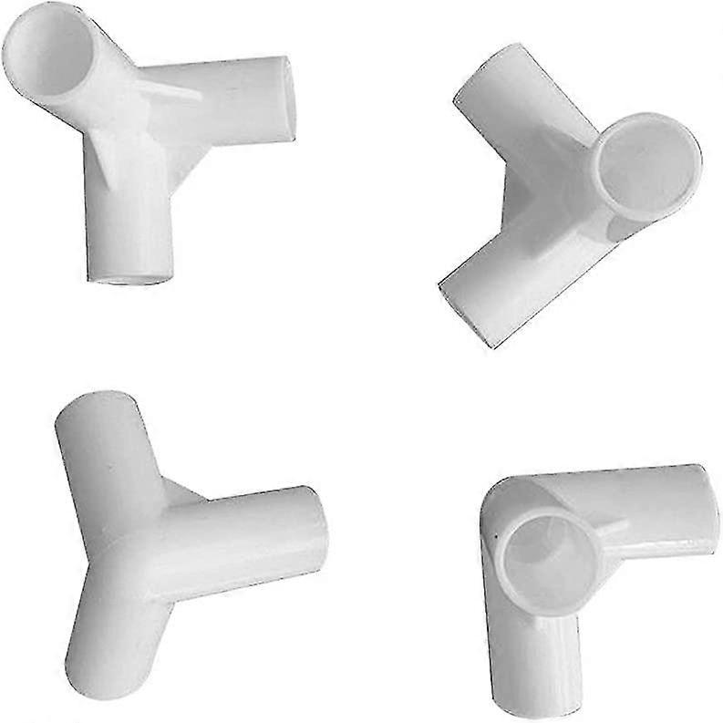 Kit de montagem da câmera do conector do centro do pé da tenda (branco) (4pcs)