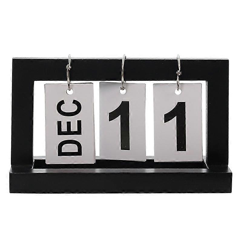 Flip Chart Perpetual Calendar, Wooden