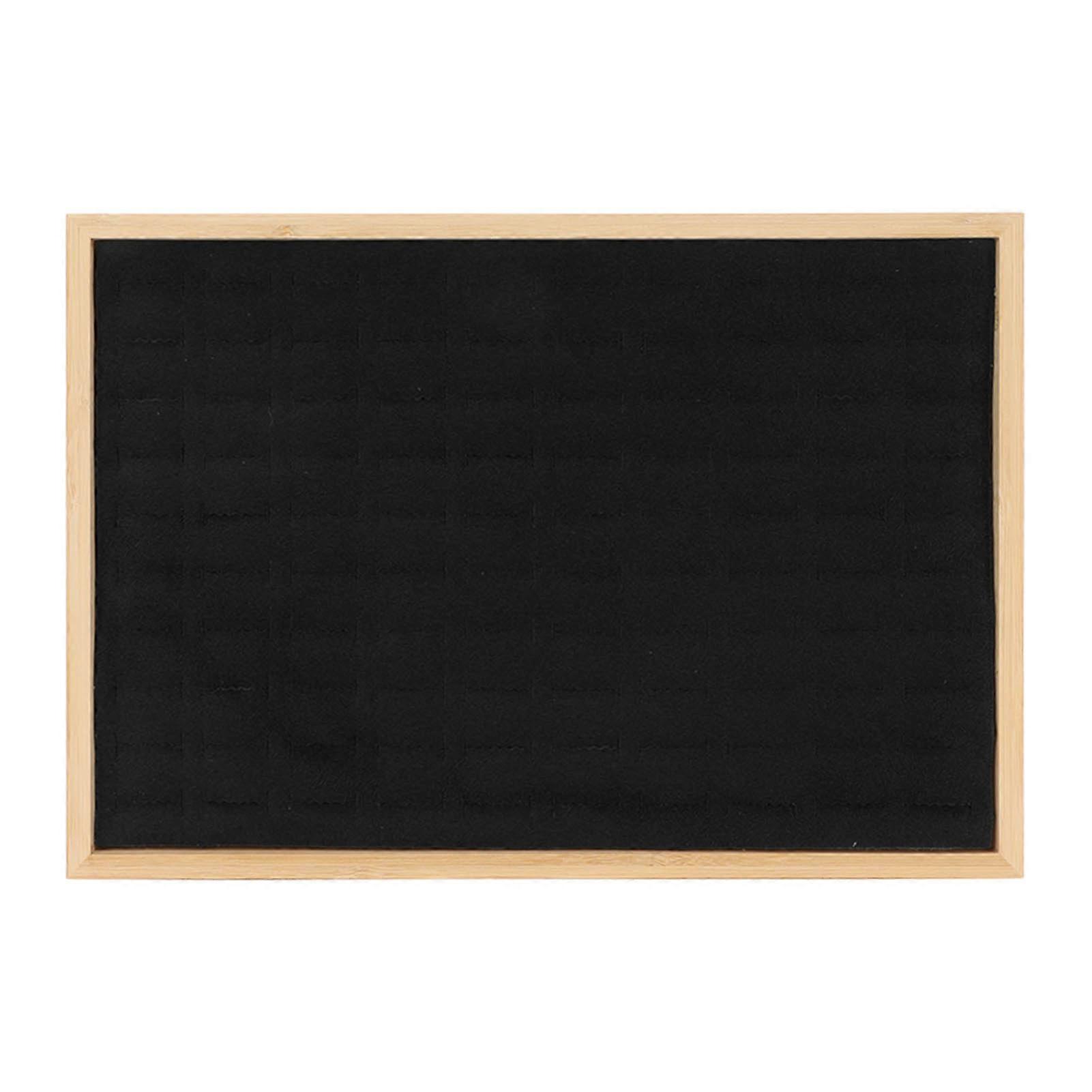 Jewelry Drawer Organizer Multipurpose 100 Grids Ring Drawer Storage Insert for Jewelry Store Trade Show Black