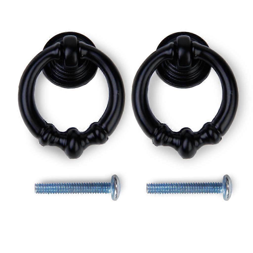 2pcs Vintage Cabinet Drawer Dresser Cupboard Pull Handle Knob