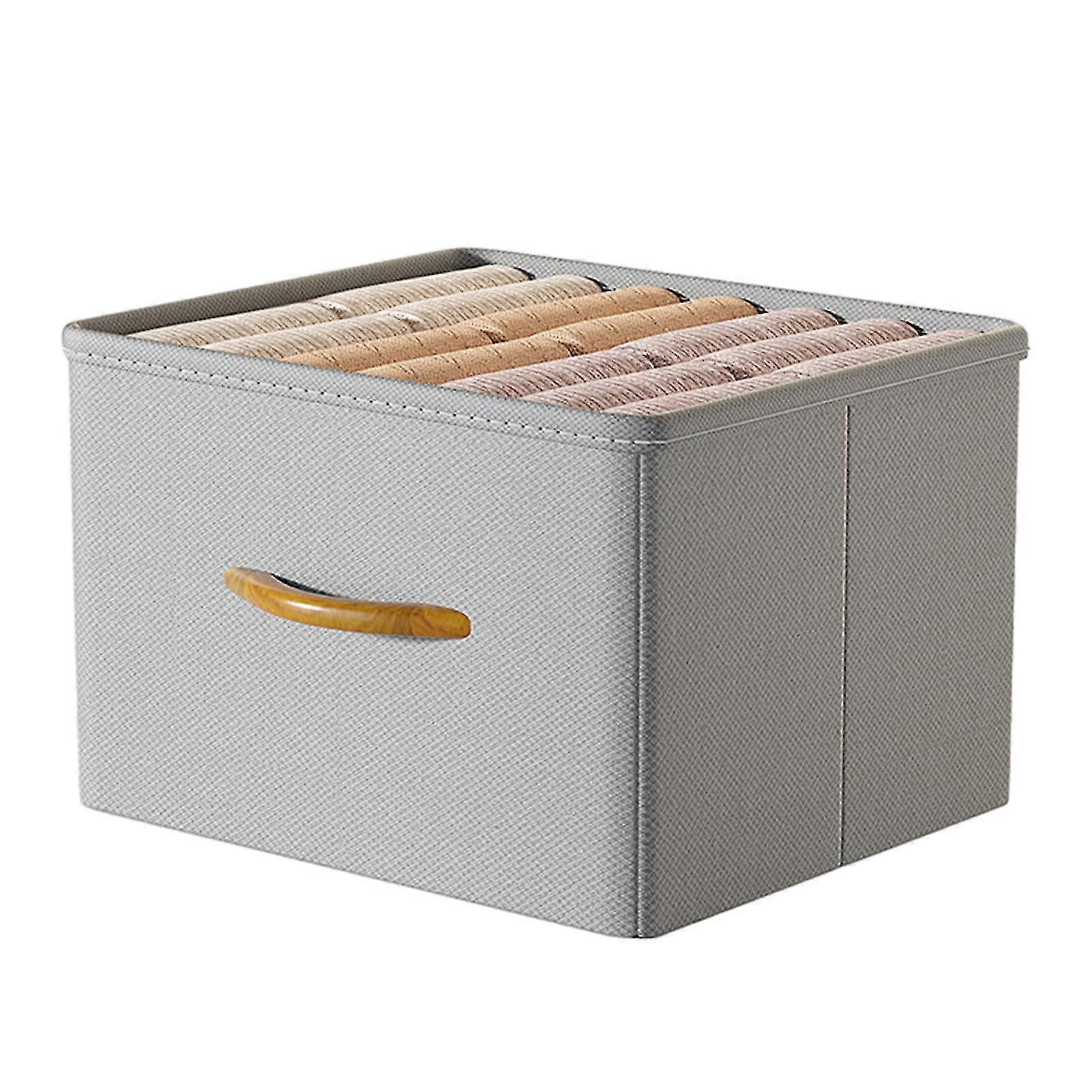 Household Drawer Type Storage Bin Dustproof Clothes Quilt Organizing Box With Handle For Home