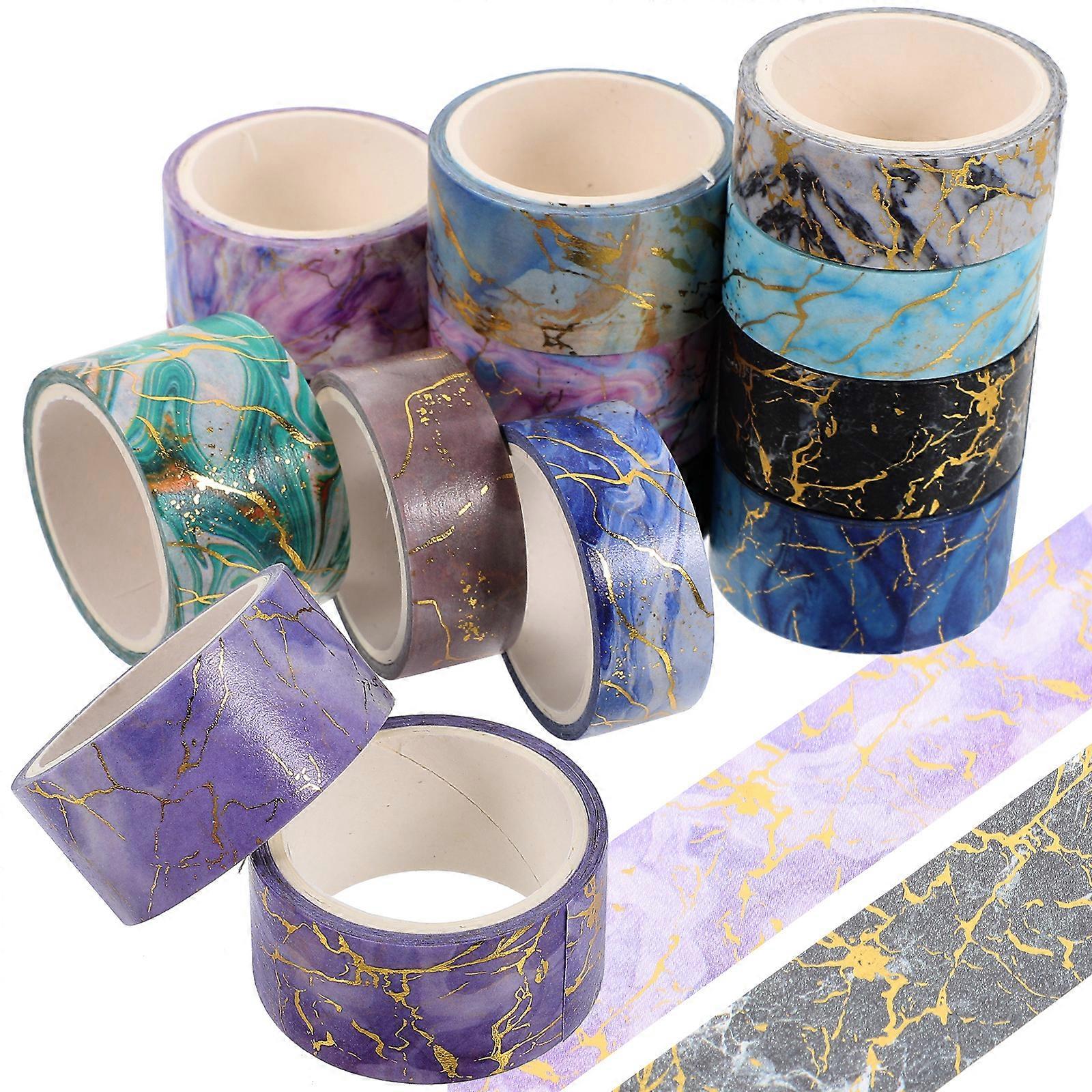 14 Rolls of Marble Washi Tape Decorative Scrapbooking Tape Washi Tape for Journaling DIY Crafts Tape