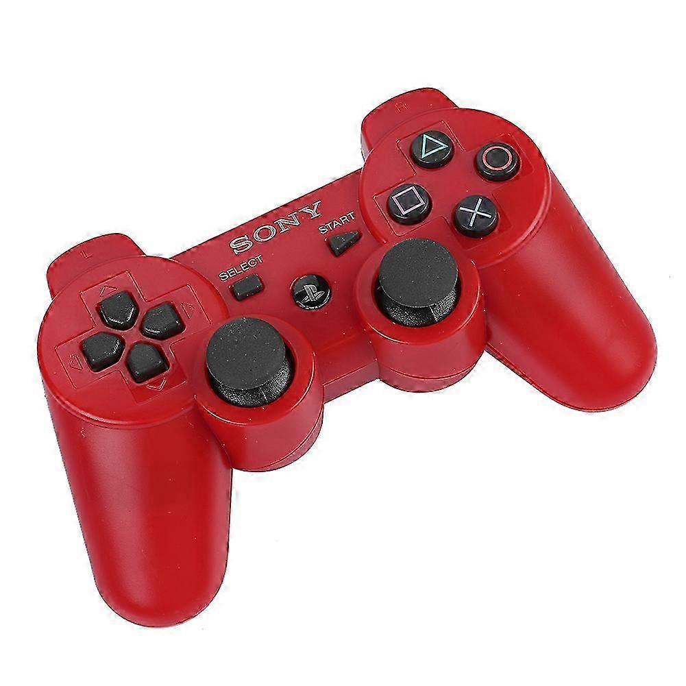 Wireless Bluetooth Gamepad Game Controller Full featured Game Handle For PS3 (Red)
