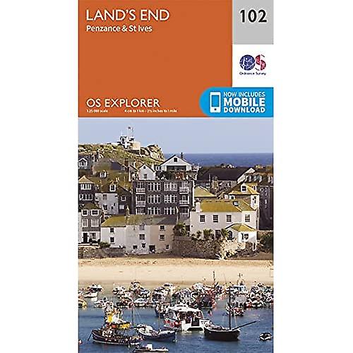 Land's End: Penzance & St Ives (OS Explorer)