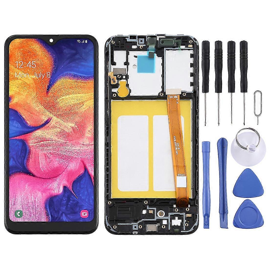 TFT LCD Screen for Samsung Galaxy A10e Digitizer Full Assembly with Frame (Black)