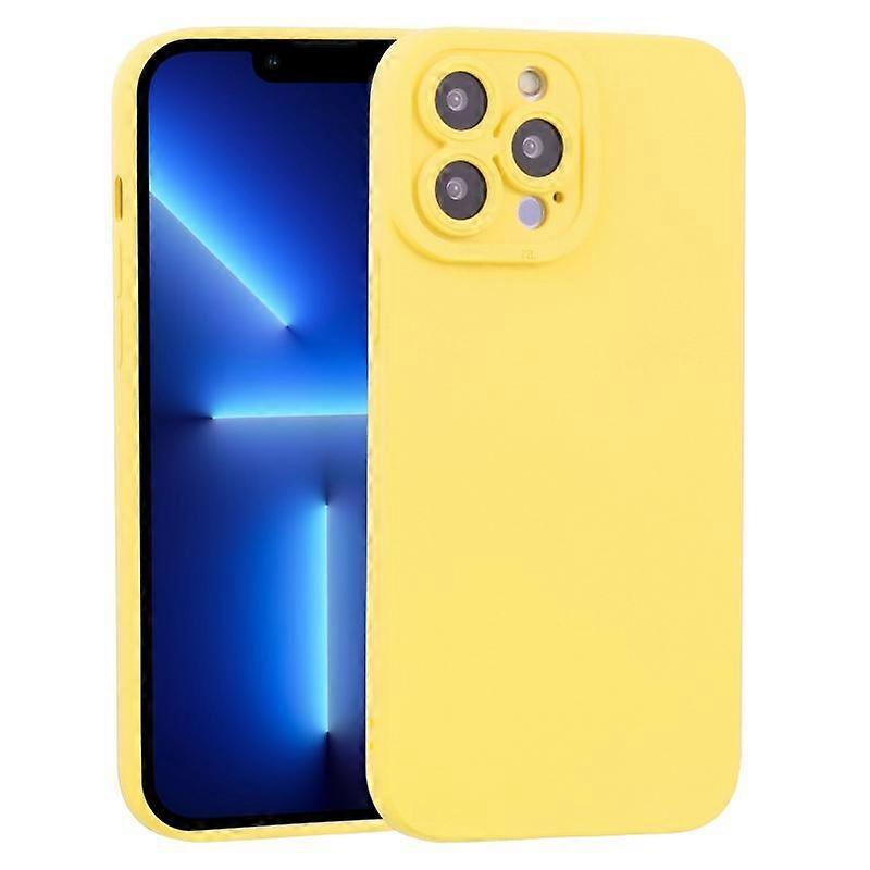 For iPhone 13 Pro TPU Oil-sprayed Soft Phone Case (Light Blue)
