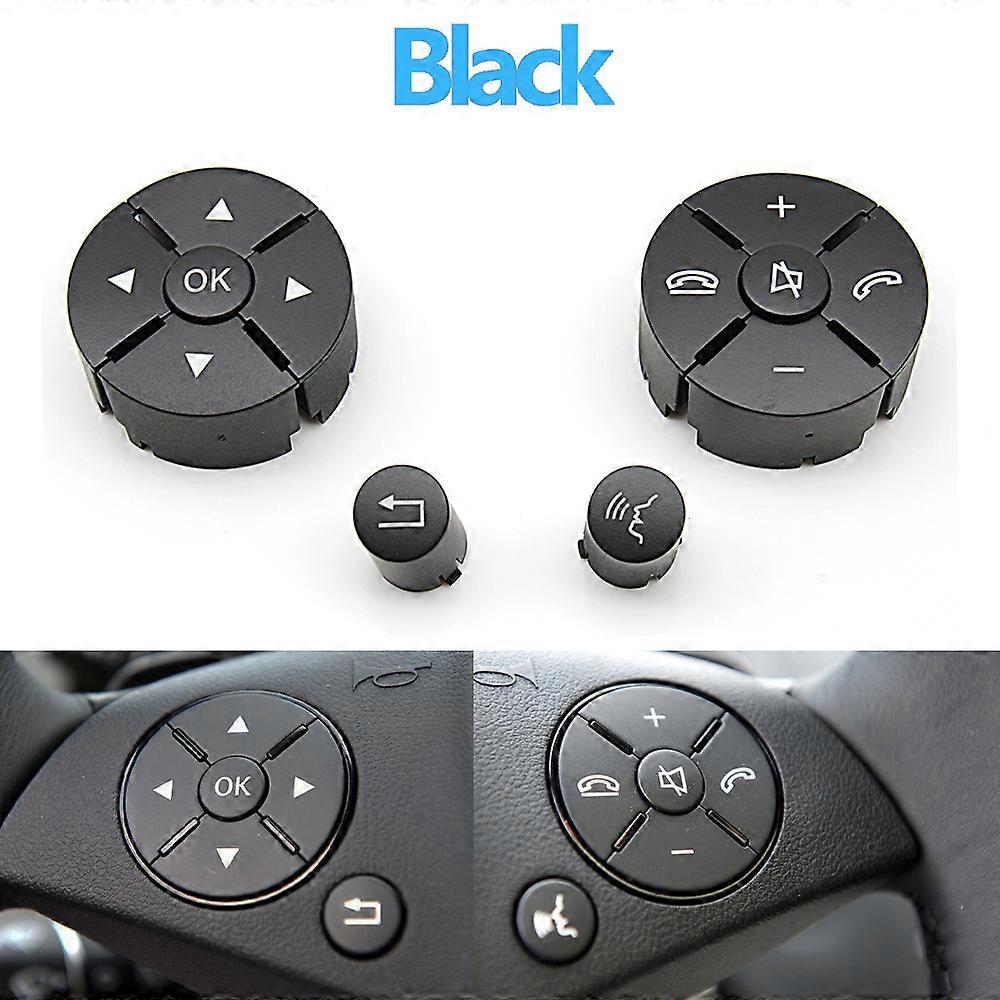 Car Multi-function Steering Wheel Control Buttons Cover Kit Phone Keys For Benz