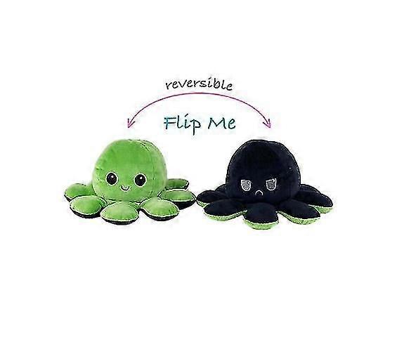 Reversible Octopus Plushie Double-sided Flip Doll Show Mood Toy