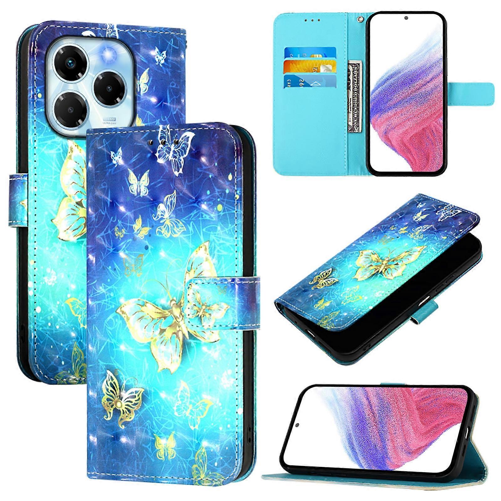 3D Painted PU Case For Infinix Note 40X 5G