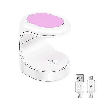 Mini Uv Led Nagellampe, Für Nägel Professionelle Led Gel Nagel Licht Portable Uv Licht (lila)