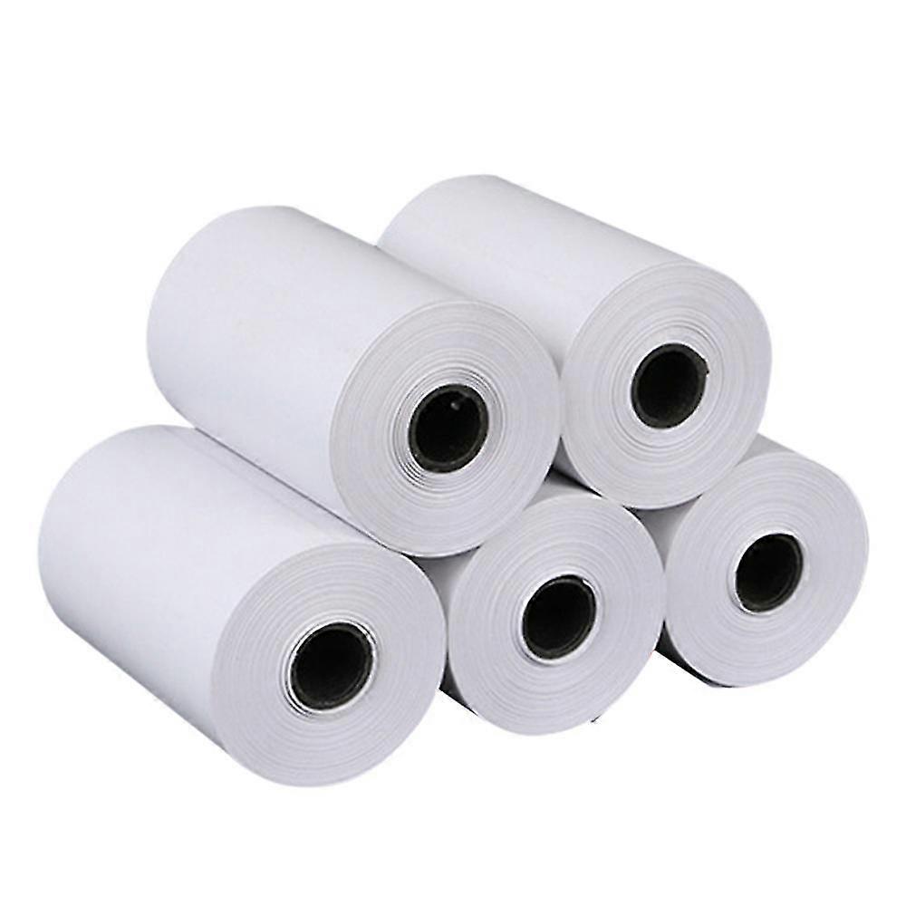 5 Rolls Thermal Paper Roll 57*30mm for Portable Mini Photo Thermal Printer - Wrong Questions Notes Printing Papers