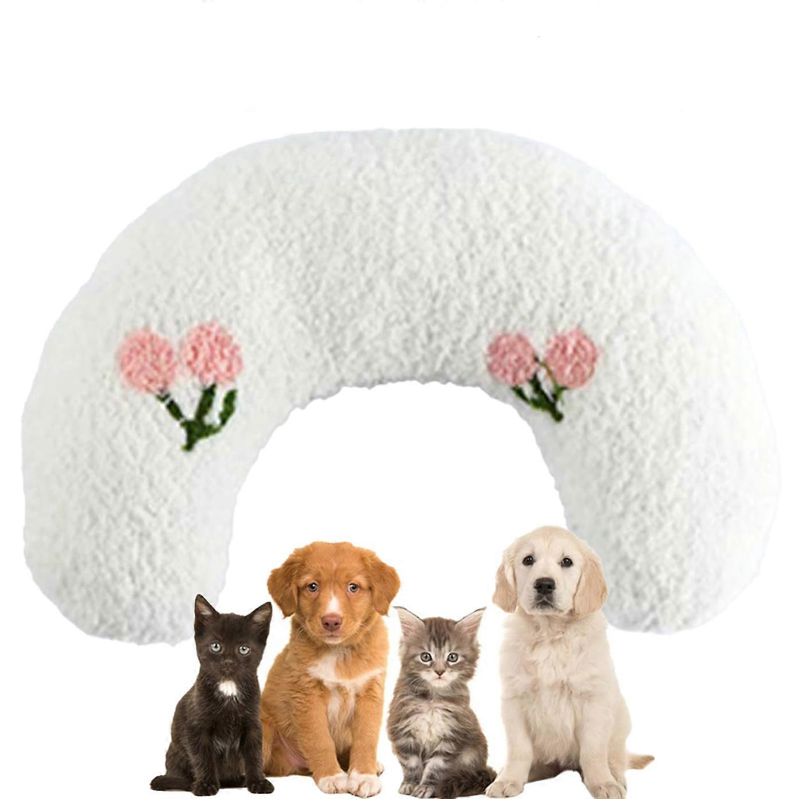Calming Pet Pillow, U-Shaped Pillow for Dogs, Cutated Dog Calming Pillow,100% New